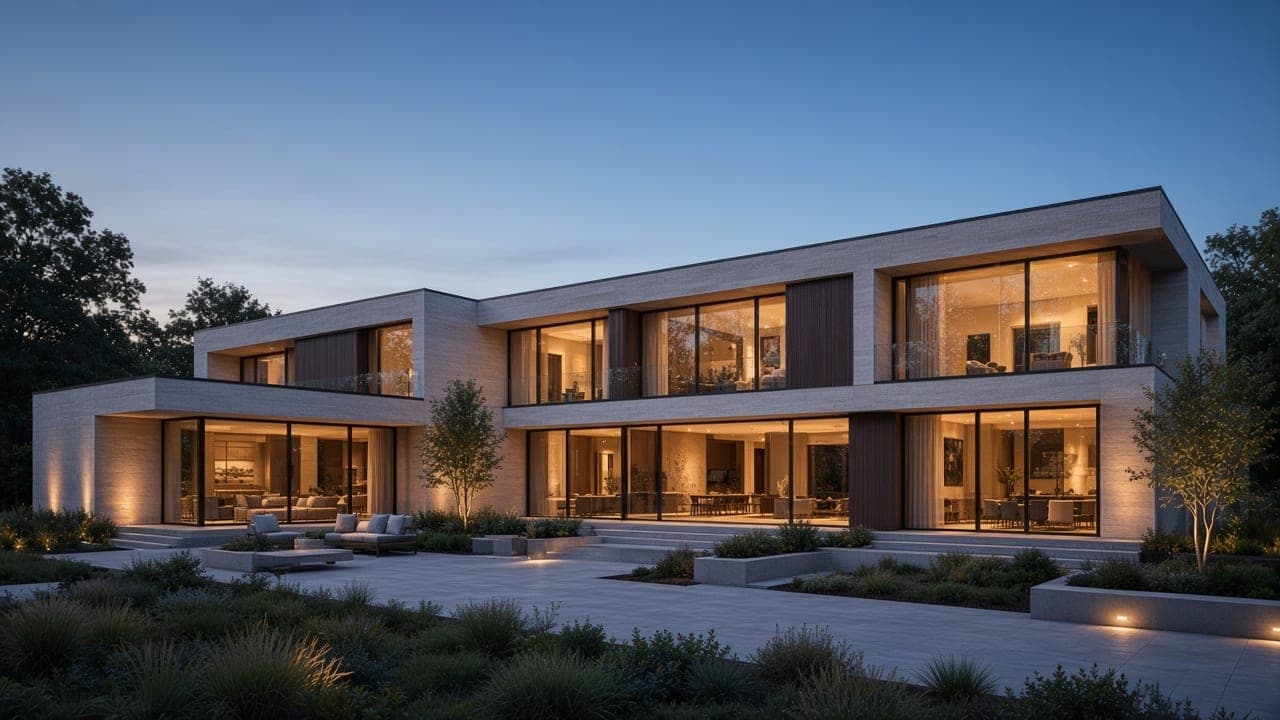 Low housing block ready for coordinated construction drawings